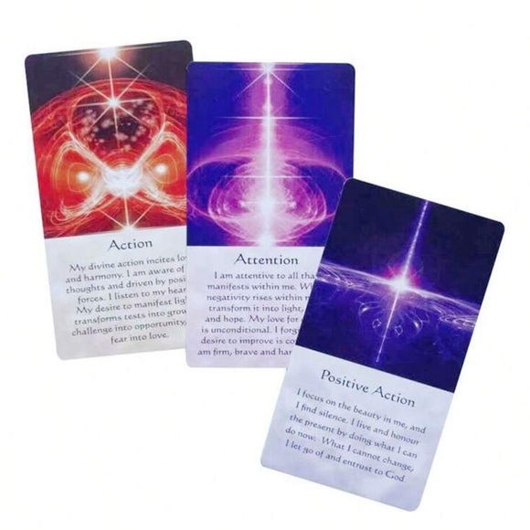 •Vibrant Visions• Colorful 54-Card Affirmation Oracle Deck for Self Healing - Picture 2 of 3